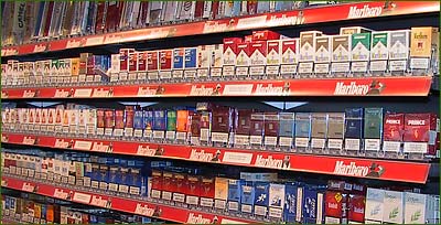 Großen Auswahl an Tabakwaren