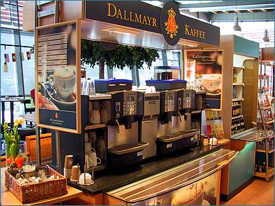 Im Rasthaus Inntal West trinken Sie den der aromatische Dallmayr Kaffee