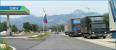 Truckers are very welcome at Rest Area Inntal West