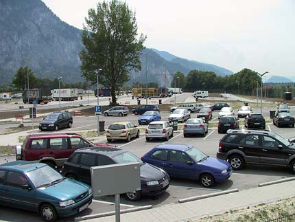 Rastanlage Inntal West - Parkplatz