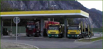 Truckers are very welcome at Rest Area Inntal East