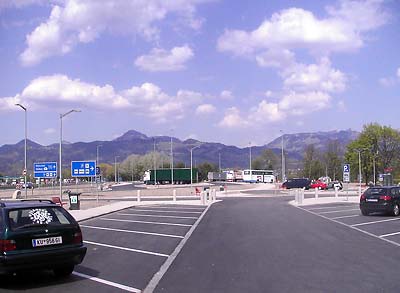 Rastanlage Inntal Ost - Parkplatz