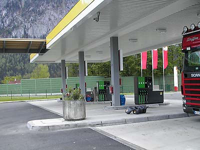 Rastanlage Inntal Ost - Tankstelle